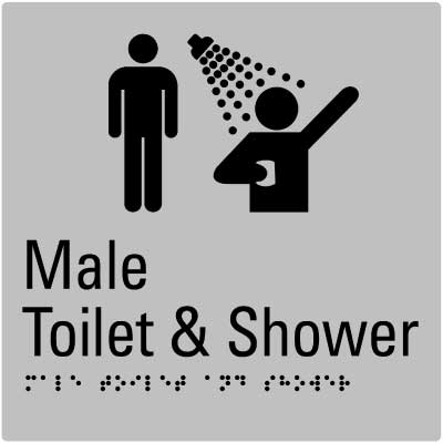 Male Toilet and Shower