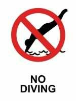 No Diving